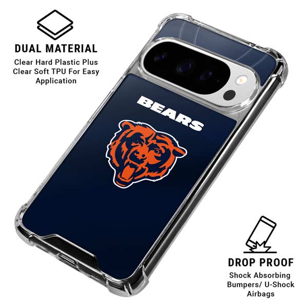 NFL Chicago Bears Team Jersey Google Pixel 10 Pro Clear Case