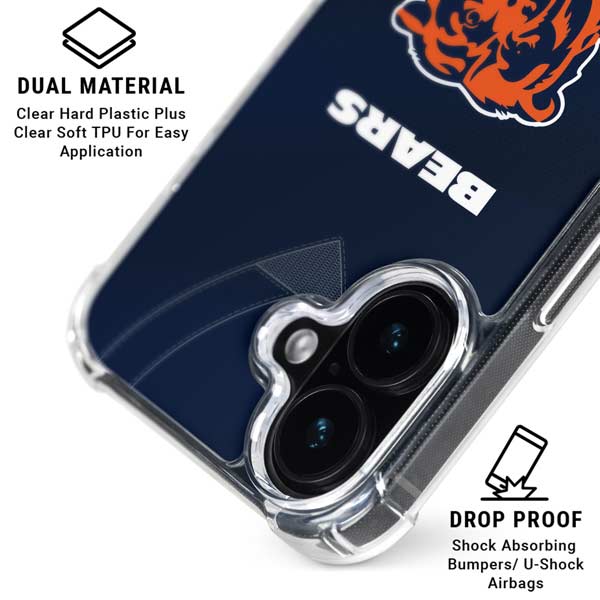 NFL Chicago Bears Team Jersey iPhone 17 Clear Case
