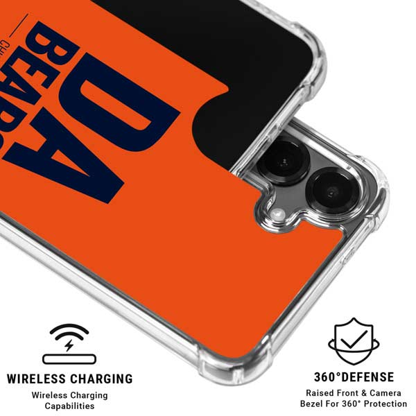 NFL Chicago Bears Team Motto Galaxy S26 Clear Case