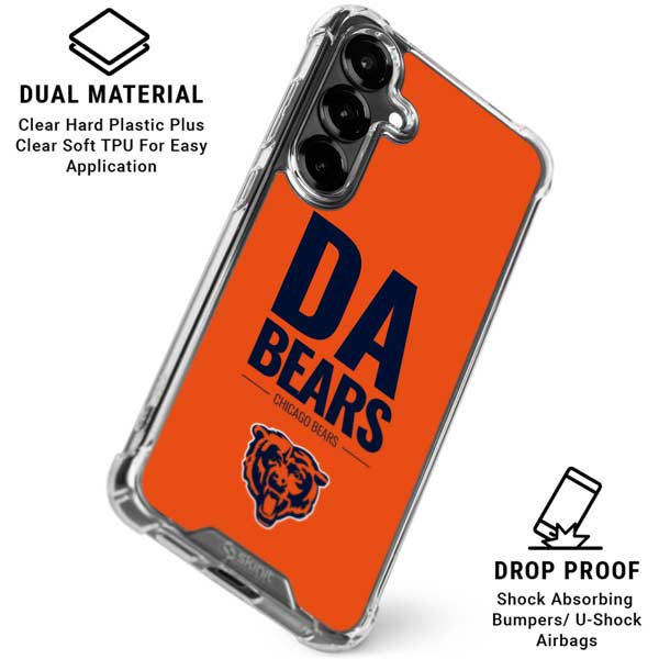 NFL Chicago Bears Team Motto Galaxy S26 Clear Case