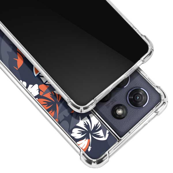 NFL Chicago Bears Tropical Print Moto G Play 5G (2025) Clear Case