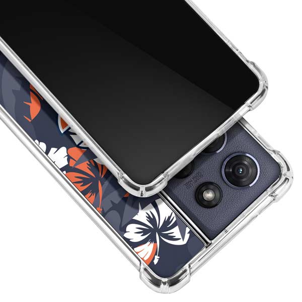 NFL Chicago Bears Tropical Print Moto G Power 5G (2025) Clear Case