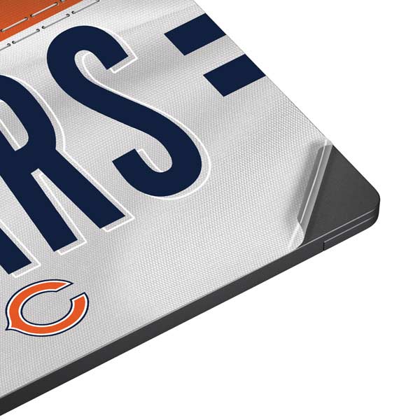 NFL Chicago Bears White Striped Surface Laptop 7 13.8in Skin