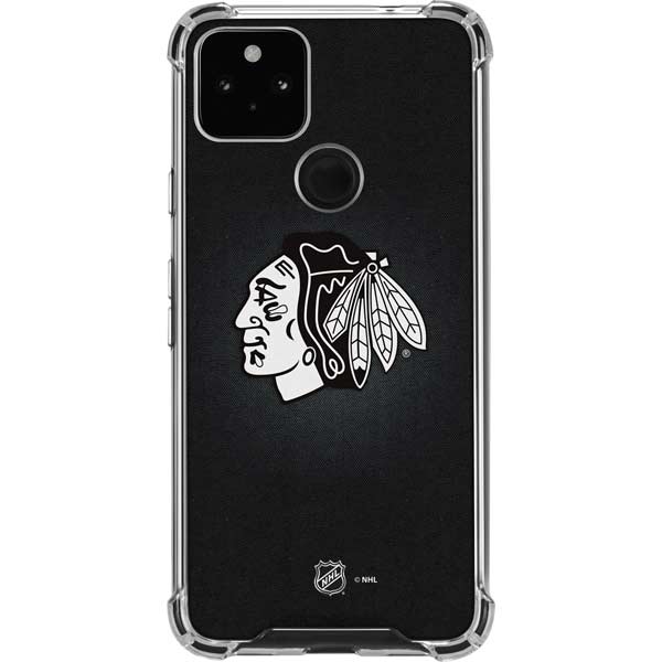 NHL Chicago Blackhawks Black Background Pixel Cases