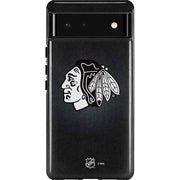 NHL Chicago Blackhawks Black Background Pixel Cases