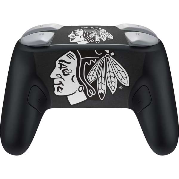 NHL Chicago Blackhawks Black Background Nintendo Switch 2 (2025) Pro Controller Skin