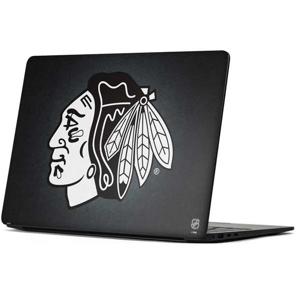 NHL Chicago Blackhawks Black Background Surface Laptop 7 13.8in Skin