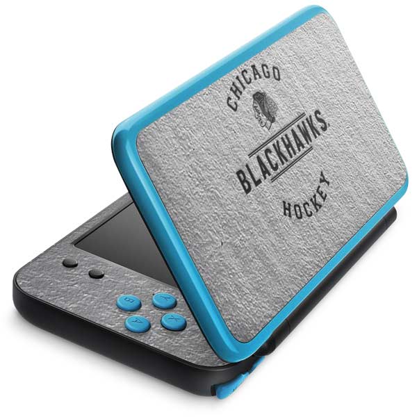 NHL Chicago Blackhawks Black Text Nintendo Skins