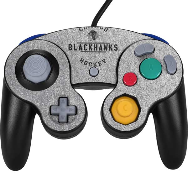 NHL Chicago Blackhawks Black Text Nintendo Skins