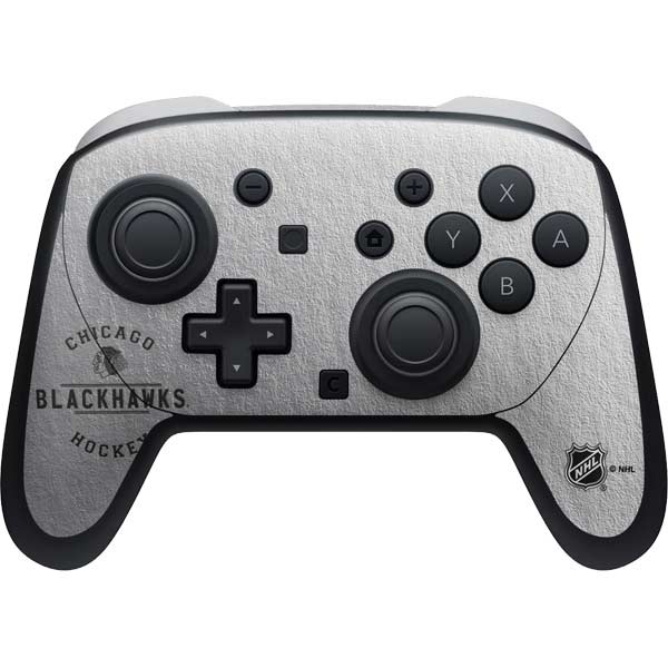 NHL Chicago Blackhawks Black Text Nintendo Skins
