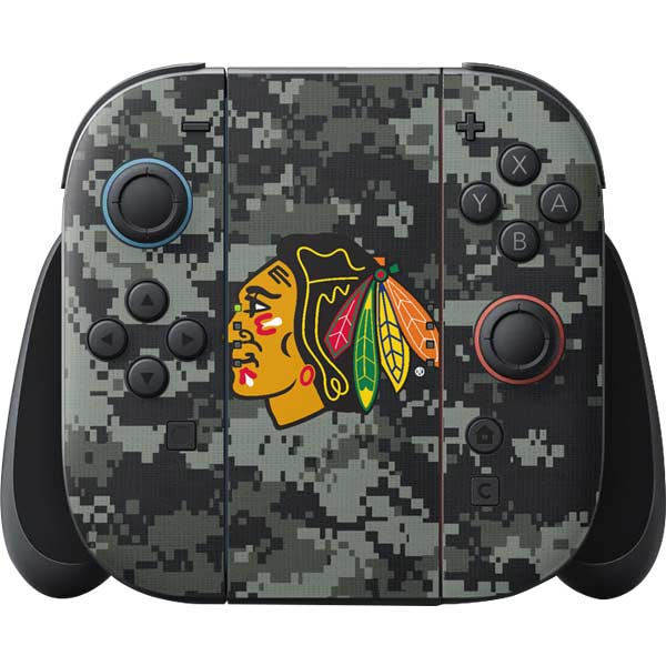 NHL Chicago Blackhawks Camo Nintendo Skins