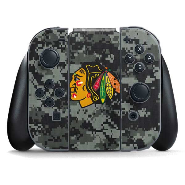 NHL Chicago Blackhawks Camo Nintendo Skins