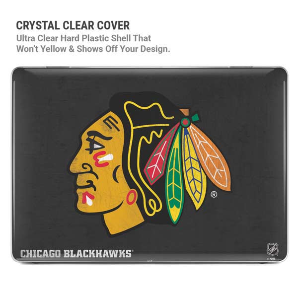NHL Chicago Blackhawks Distressed MacBook Pro 14in (2021-24) Case plus Skin