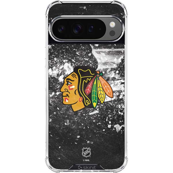 NHL Chicago Blackhawks Frozen Google Pixel 10 Pro XL Clear Case