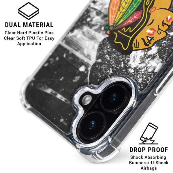 NHL Chicago Blackhawks Frozen iPhone 17 Clear Case