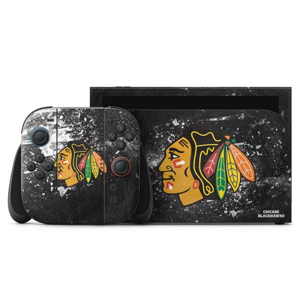 NHL Chicago Blackhawks Frozen Nintendo Switch 2 (2025) with Joy-Con Skin
