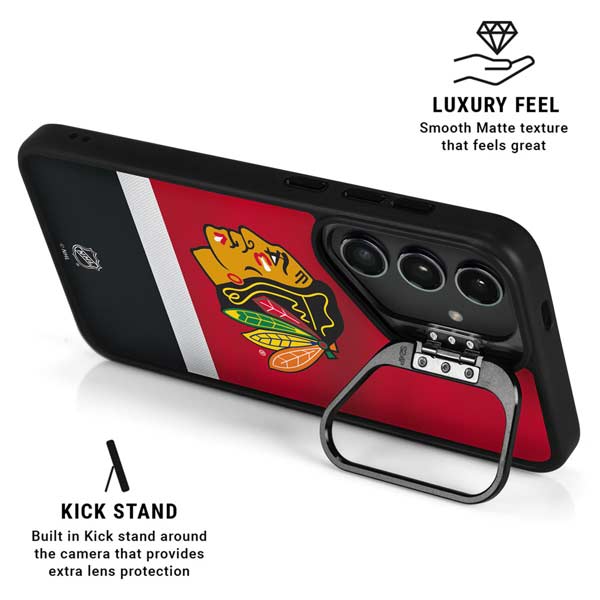 NHL Chicago Blackhawks Jersey Galaxy S26 Plus Kickstand Case