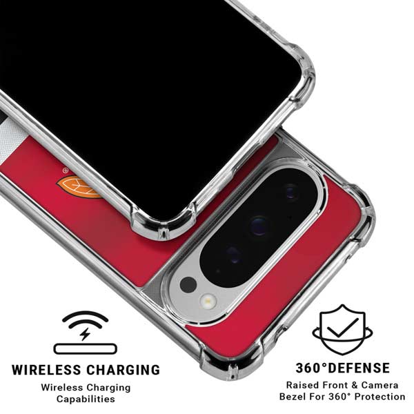 NHL Chicago Blackhawks Jersey Google Pixel 10 Pro Clear Case