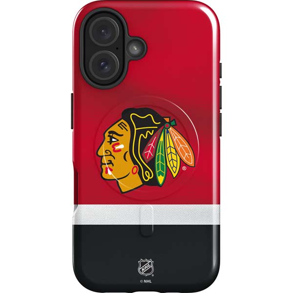 NHL Chicago Blackhawks Jersey iPhone 16 Plus Magsafe Impact Case