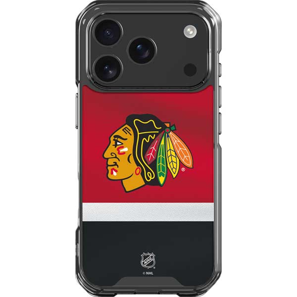 NHL Chicago Blackhawks Jersey iPhone 17 Pro Clear Case