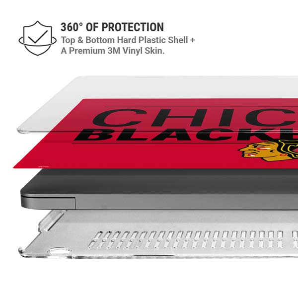 NHL Chicago Blackhawks Lineup MacBook Pro 14in (2021-24) Case plus Skin
