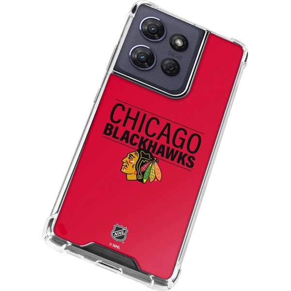 NHL Chicago Blackhawks Lineup Moto G 5G (2025) Clear Case