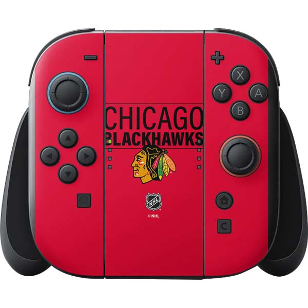 NHL Chicago Blackhawks Lineup Nintendo Switch 2 (2025) with Joy-Con Skin
