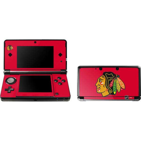 NHL Chicago Blackhawks Solid Background Nintendo Skins