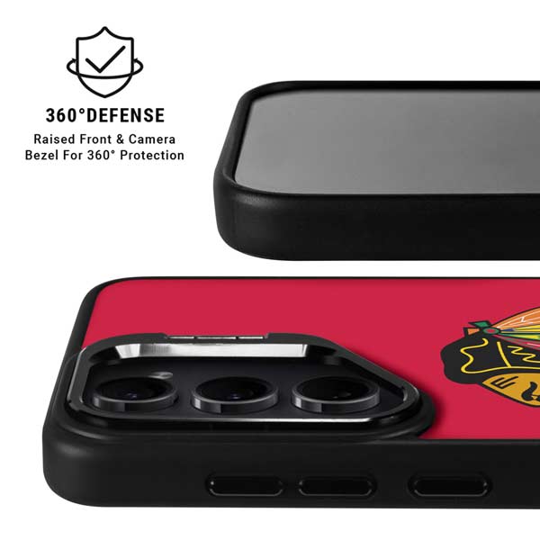 NHL Chicago Blackhawks Solid Background Galaxy S26 Ultra Kickstand Case
