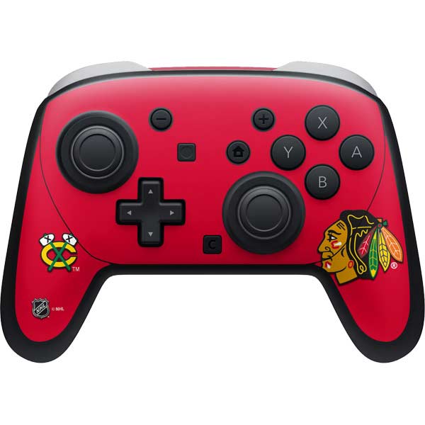 NHL Chicago Blackhawks Solid Background Nintendo Skins