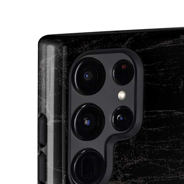 NBA Chicago Bulls Black Distressed Galaxy S25 Ultra Impact Case