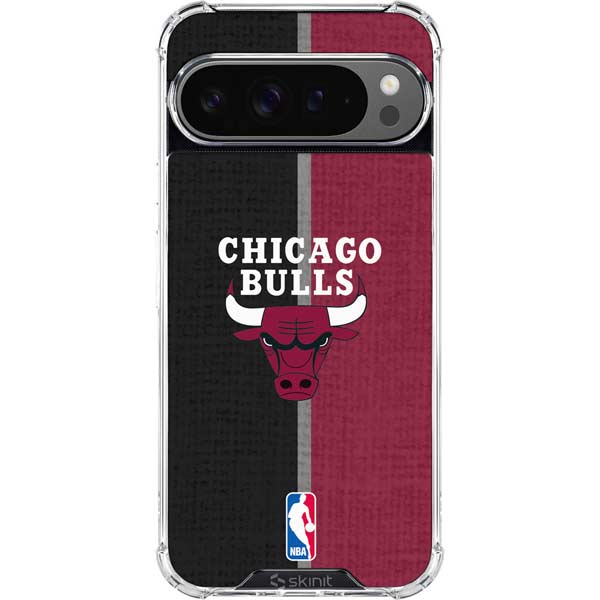 NBA Chicago Bulls Canvas Google Pixel 10 Pro XL Clear Case