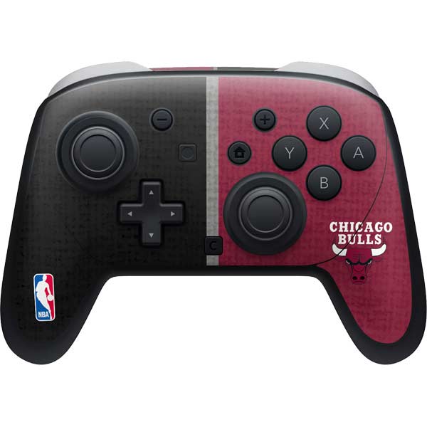 NBA Chicago Bulls Canvas Nintendo Switch 2 (2025) Pro Controller Skin