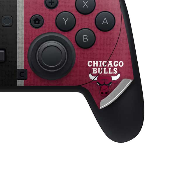NBA Chicago Bulls Canvas Nintendo Switch 2 (2025) Pro Controller Skin