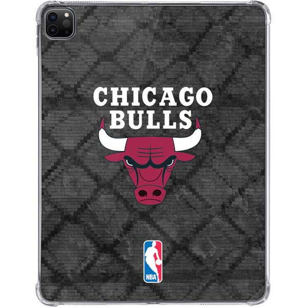 NBA Chicago Bulls Dark Rust iPad Pro 11in (2024) Clear Case