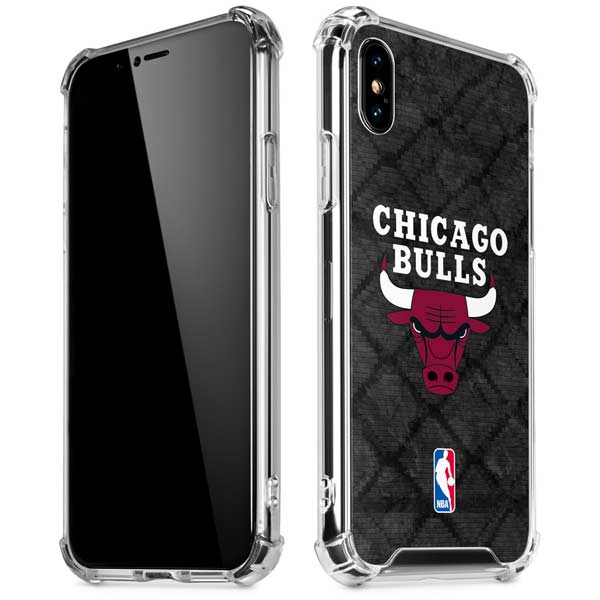NBA Chicago Bulls Dark Rust iPhone X/XS Clear Case