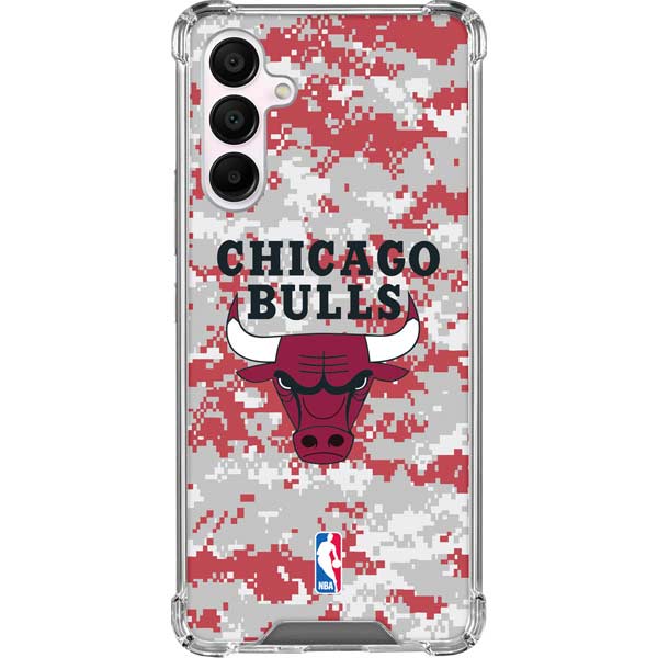NBA Chicago Bulls Digi Camo Galaxy A16 5G Clear Case