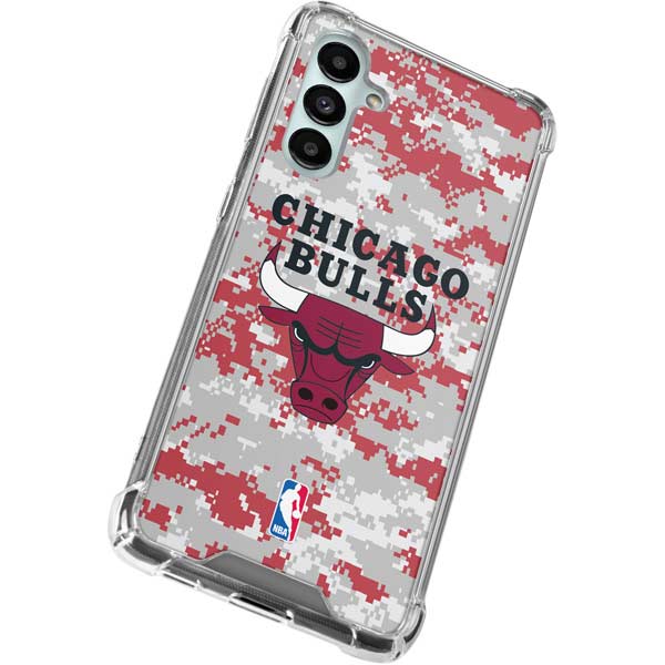 NBA Chicago Bulls Digi Camo Galaxy A16 5G Clear Case