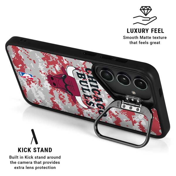NBA Chicago Bulls Digi Camo Galaxy S26 Plus Kickstand Case