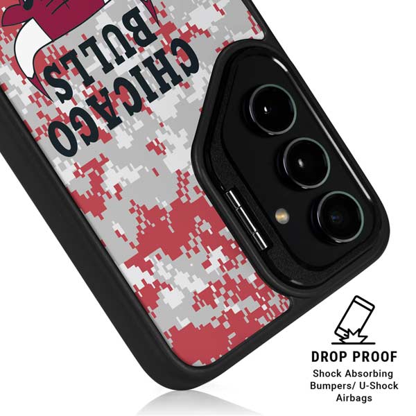 NBA Chicago Bulls Digi Camo Galaxy S26 Plus Kickstand Case
