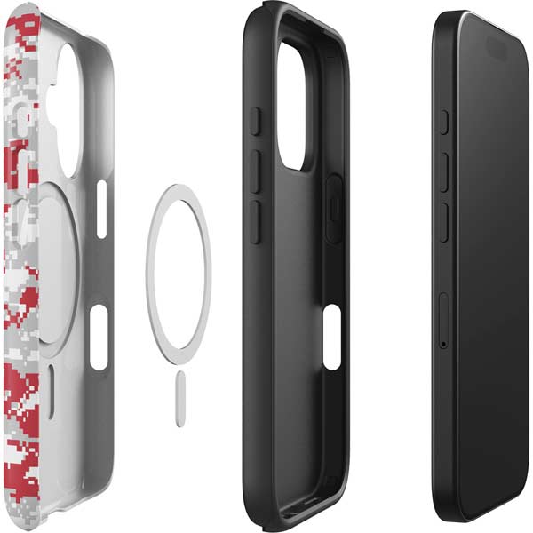 NBA Chicago Bulls Digi Camo iPhone 16 Plus Magsafe Impact Case