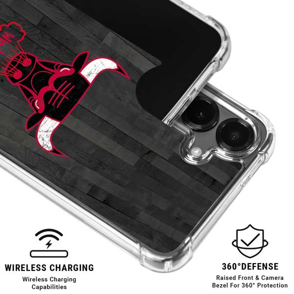NBA Chicago Bulls Hardwood Classics Galaxy S26 Clear Case