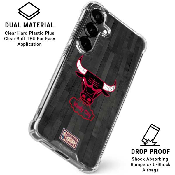 NBA Chicago Bulls Hardwood Classics Galaxy S26 Clear Case