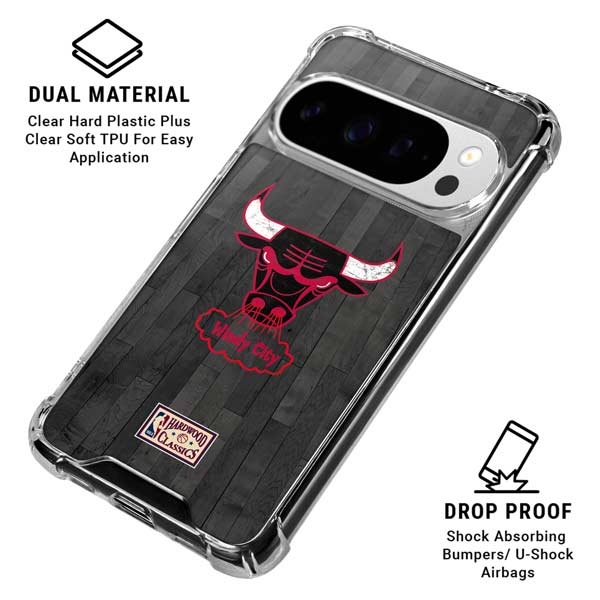 NBA Chicago Bulls Hardwood Classics Google Pixel 10 Pro XL Clear Case