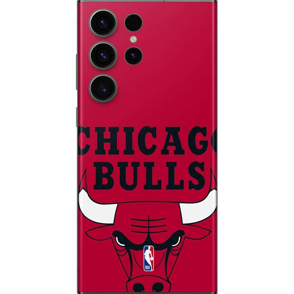 NBA Chicago Bulls Large Logo Galaxy Skins