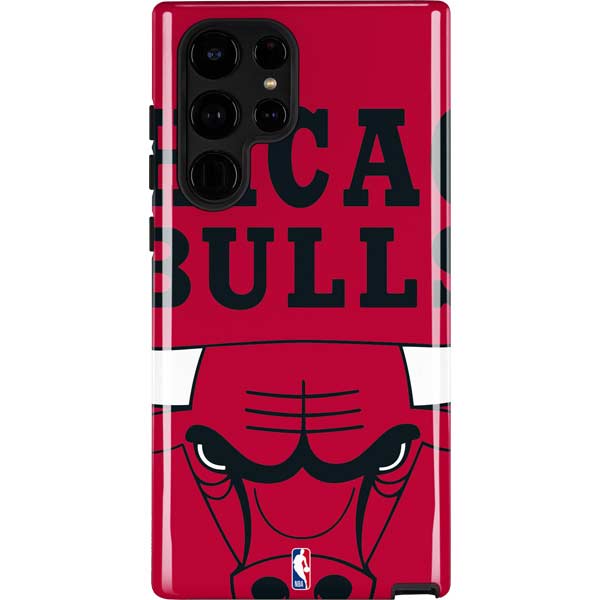 NBA Chicago Bulls Large Logo Galaxy Cases