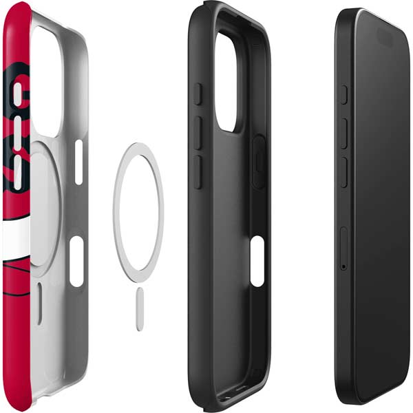 NBA Chicago Bulls Large Logo iPhone 16 Pro Magsafe Impact Case