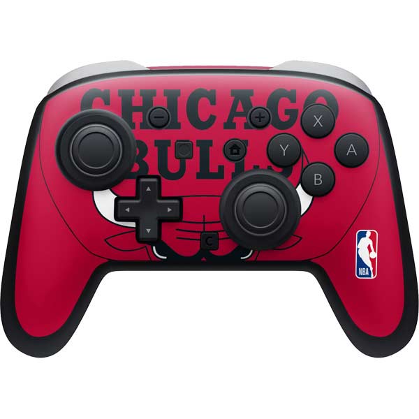 NBA Chicago Bulls Large Logo Nintendo Skins