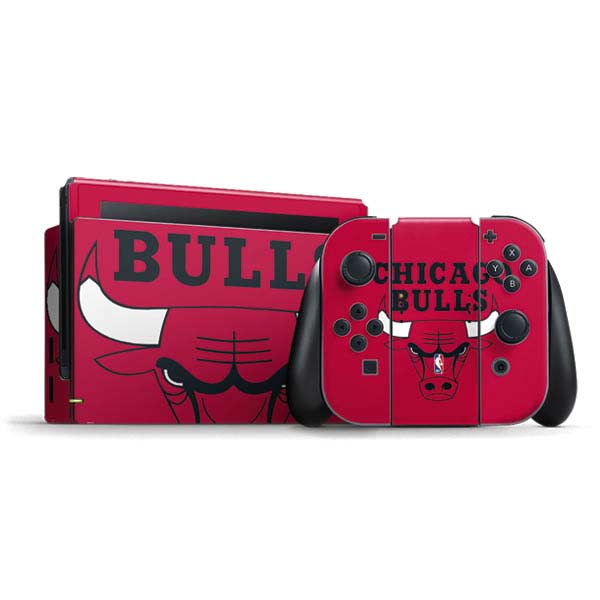 NBA Chicago Bulls Large Logo Nintendo Skins