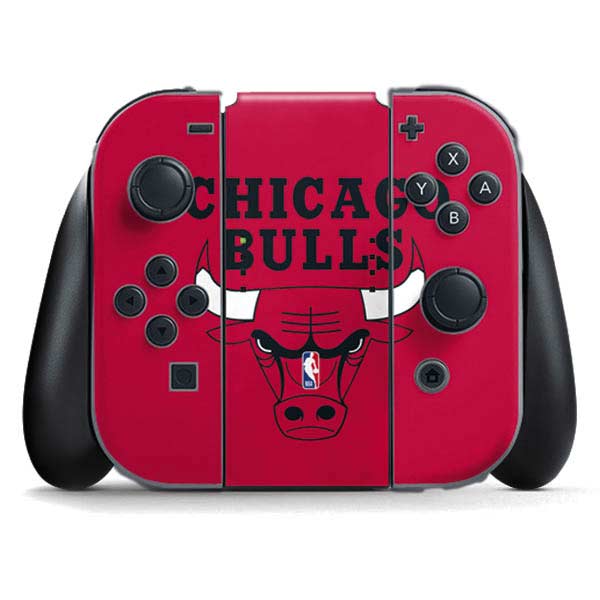 NBA Chicago Bulls Large Logo Nintendo Skins
